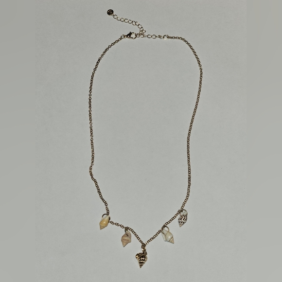 NEW Zara Gold Seashells Set of 2 Necklaces Beach Resortwear Bohemian Vacation - Picture 5 of 7